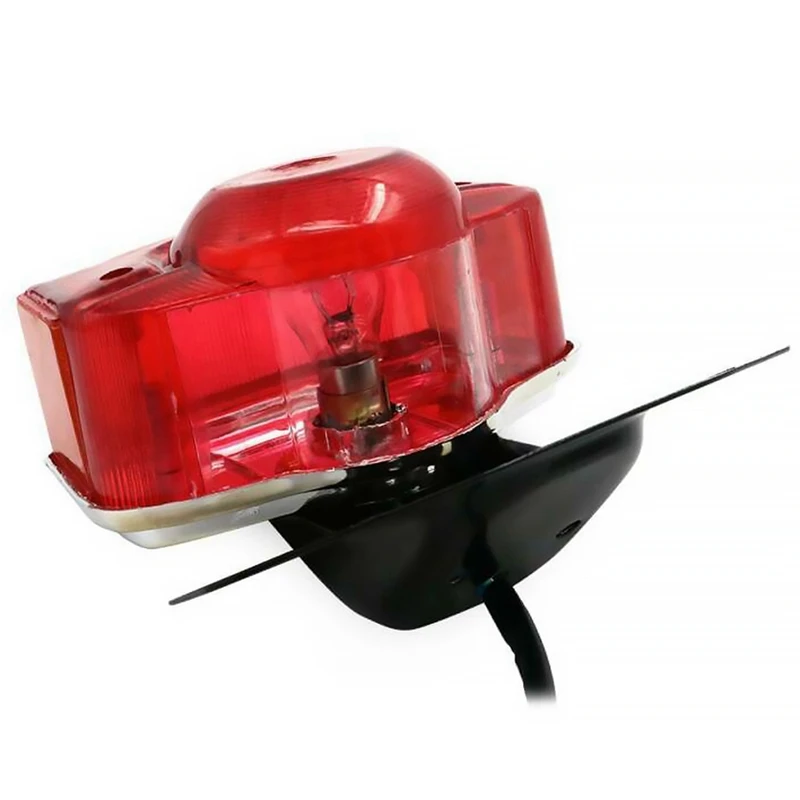 Motorcycle Brake Tail Light Tail Light Assembly with Bulb for Honda CT70 CT90 CT125 XL70 CL70 CL90 Jialing JH70