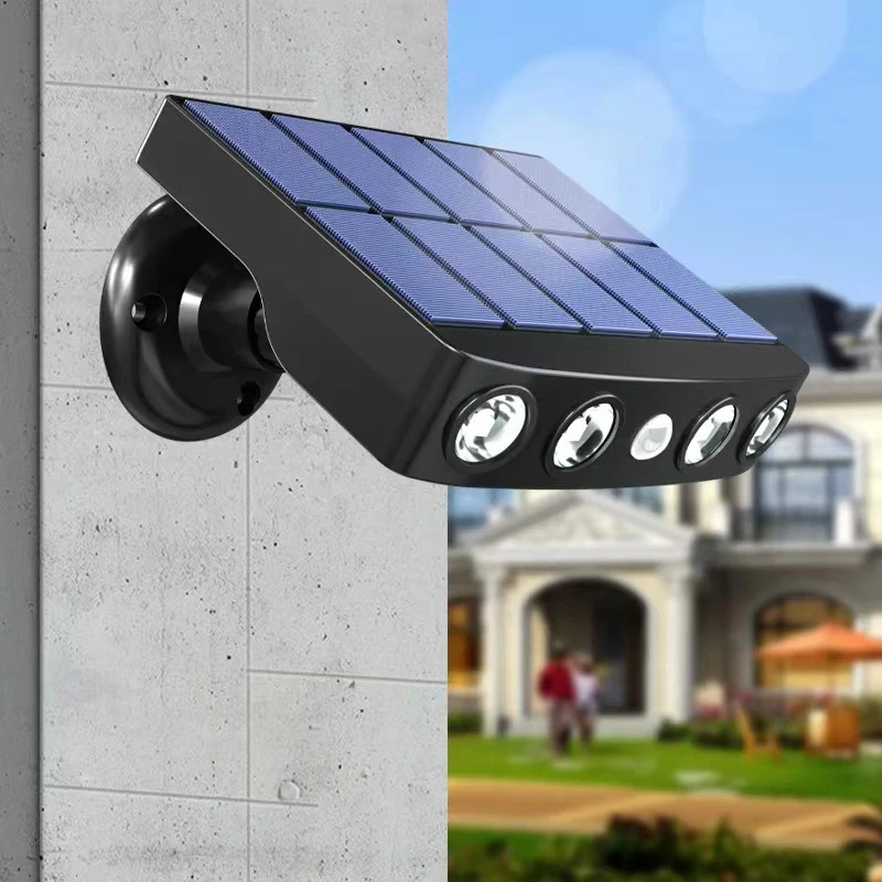 

Powerful 4 LED Solar Security Lights Outdoor Decor Sensor Motion 3 Modes Street Waterproof Lamp Wall Night Work Light for Garden