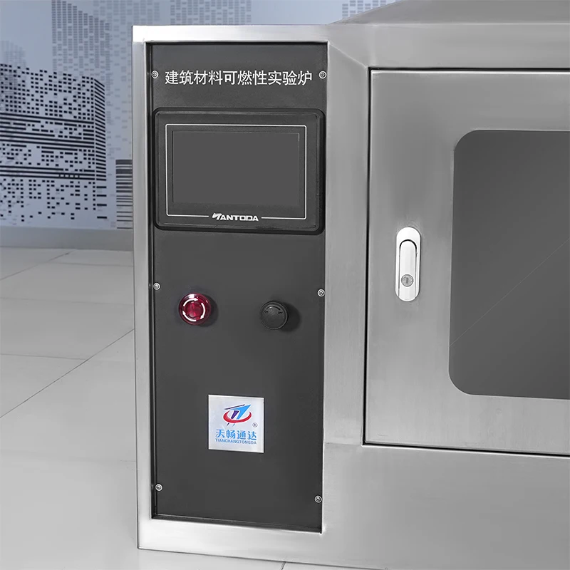 Building Material Flammability Tester-Automatic Vertical Lift  Voltage Pulse Ignition  Accuracy IP66 Protection 1 Year