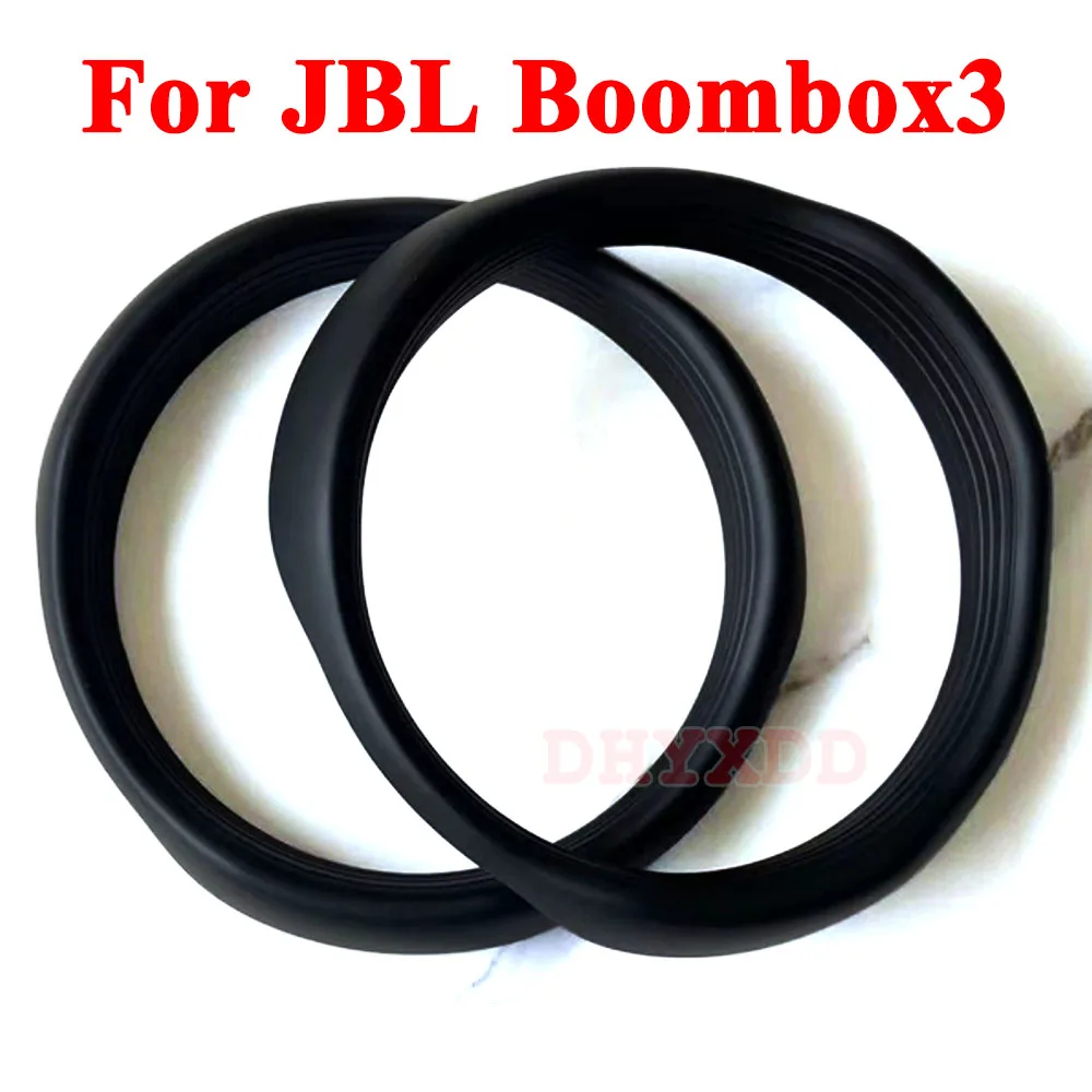 2PCS Black Green Soft Frame Protect Border For JBL Boombox3 Boombox 3 Bass Radiator Decorative Ring