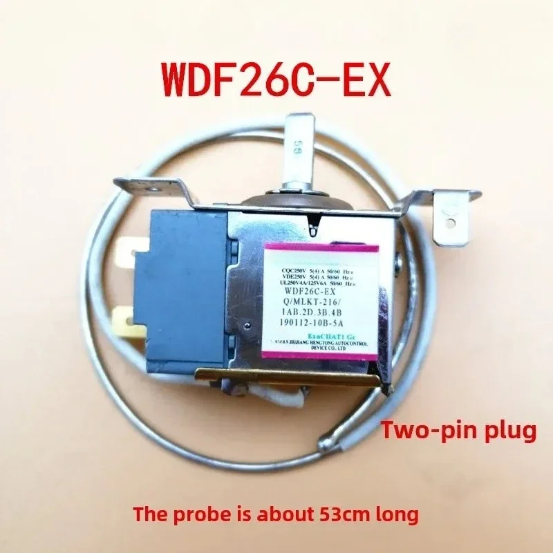 WZ-Suitable for Meiling refrigerator thermostat parts WDF26C-EX 2 pins
