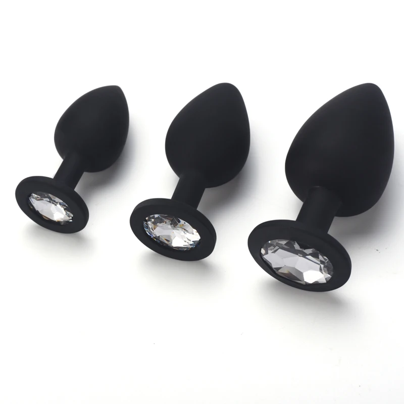 Silicone Butt Plug Anal Plug Unisex Sex Stopper 3 Sizes Adult Toys Anal​ Toy for Men Women Anal Trainer for Couples view 5