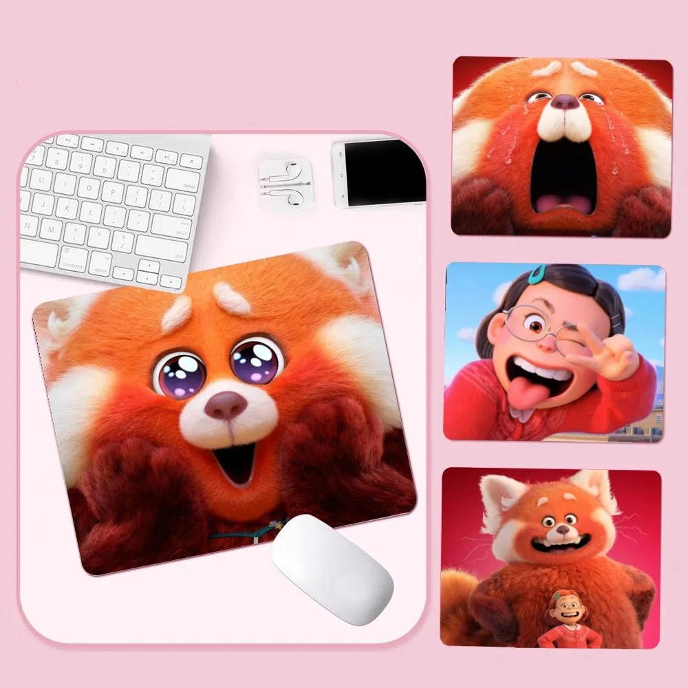 

Disney Turning Red Mousepad Custom Skin Desktop Desk Mat Kawaii Gaming Accessories Students Writing Pad Padmouse Desk Play Mats