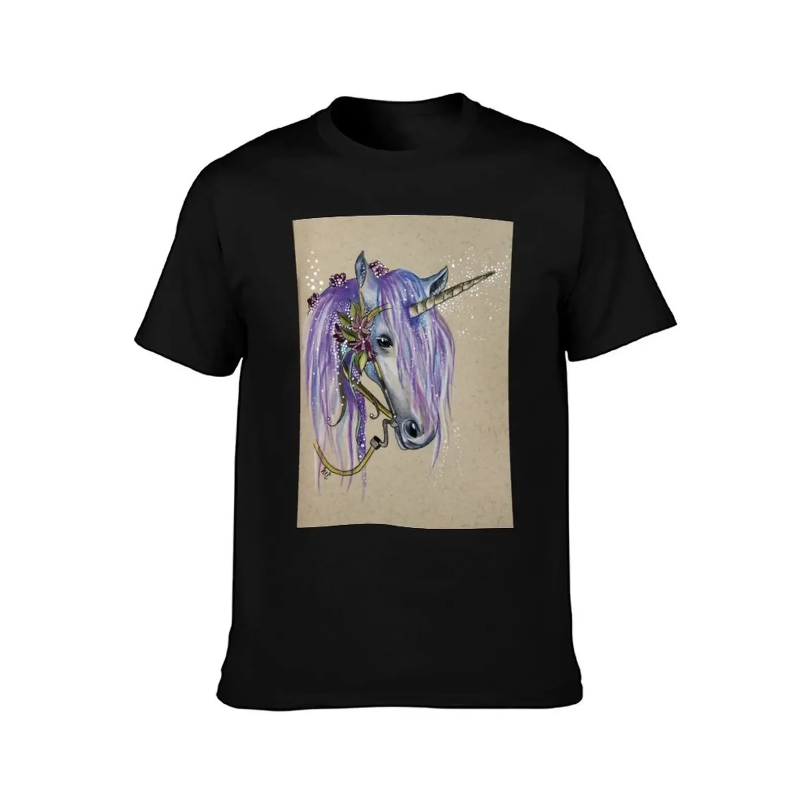 The Magical Faery Unicorn T-Shirt man clothes blanks for a boy cotton t shirt men