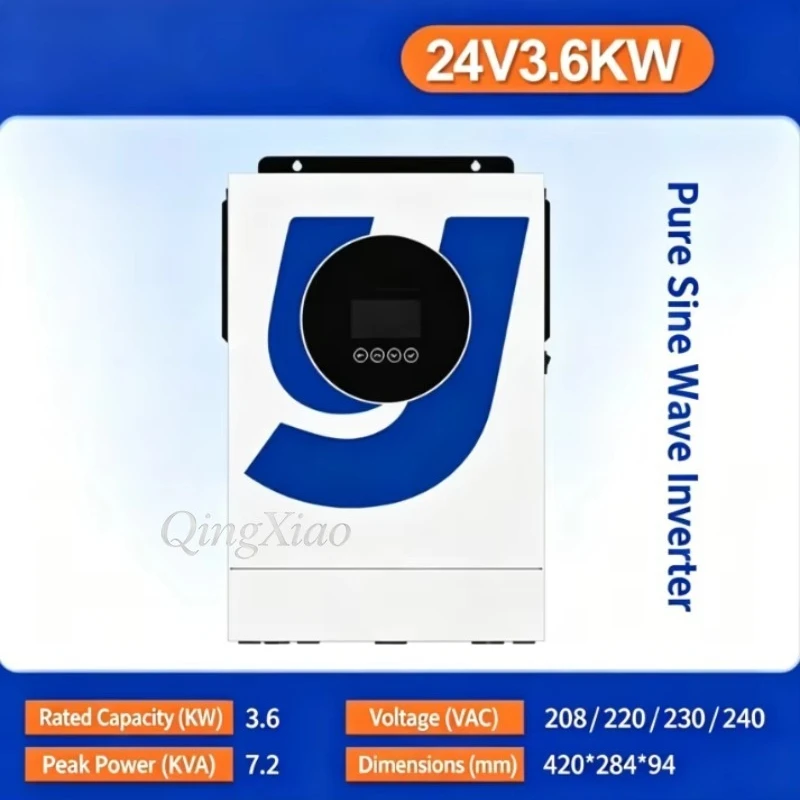 Solar Inverter All‑In‑One Unit Single‑Phase High Power Off‑Grid Power Generation System Anti‑Reverse Current Pure Sine Wave