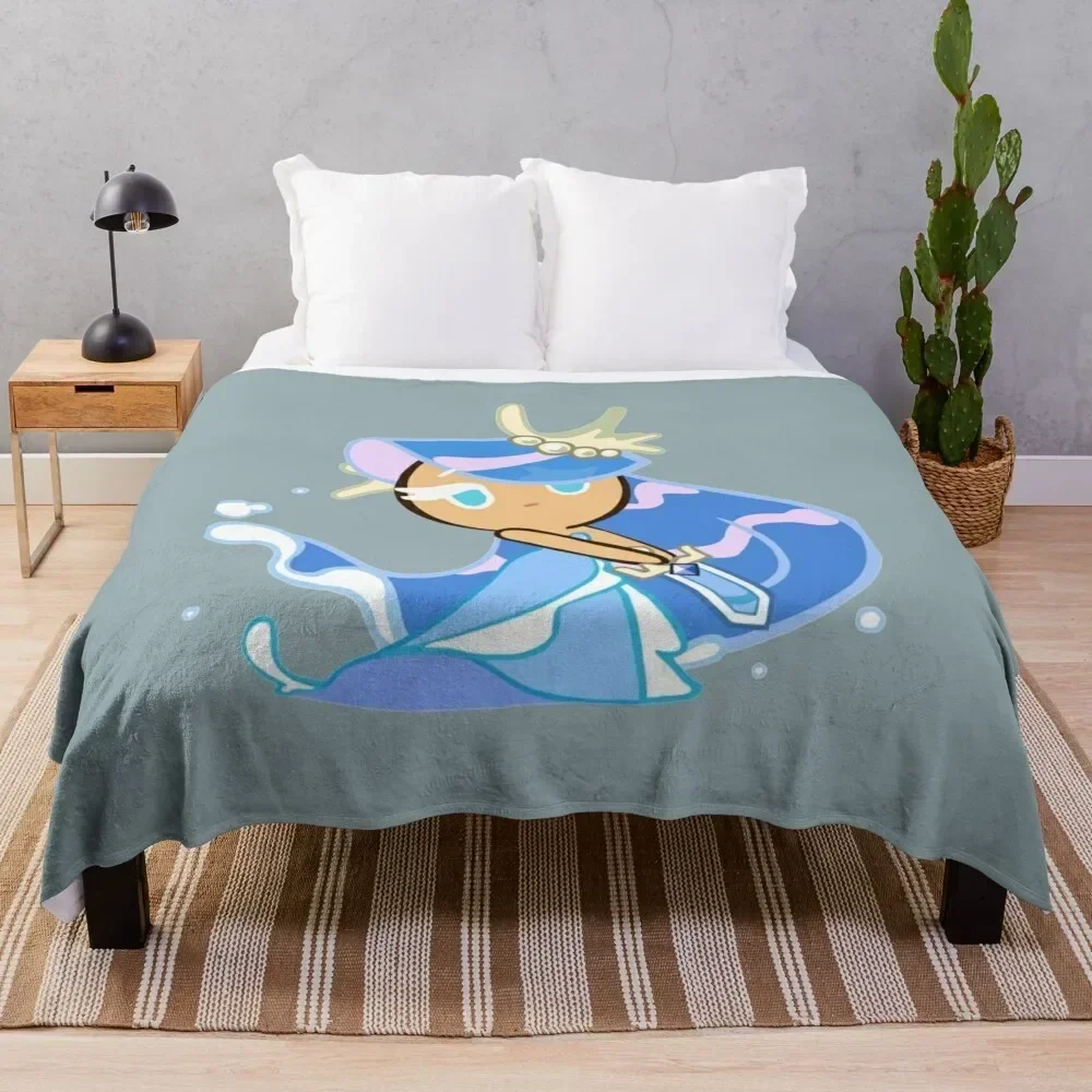 

Sea Fairy Cookie Throw Blanket Year Round Soft Comfortable Blanket for Home