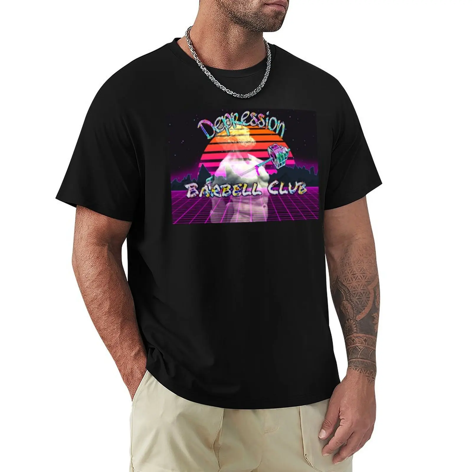 

Barbellwave T-Shirt cheap stuff T-shirts oversize summer tops mens t shirts top quality