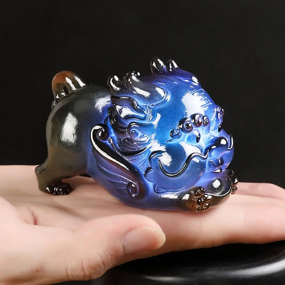 Water-activated Tea Pet Color Changing Tea Pet Pixiu Resin Lucky Statue for Kung Fu Tea Tray Decor Feng for Lovers for Ceremony