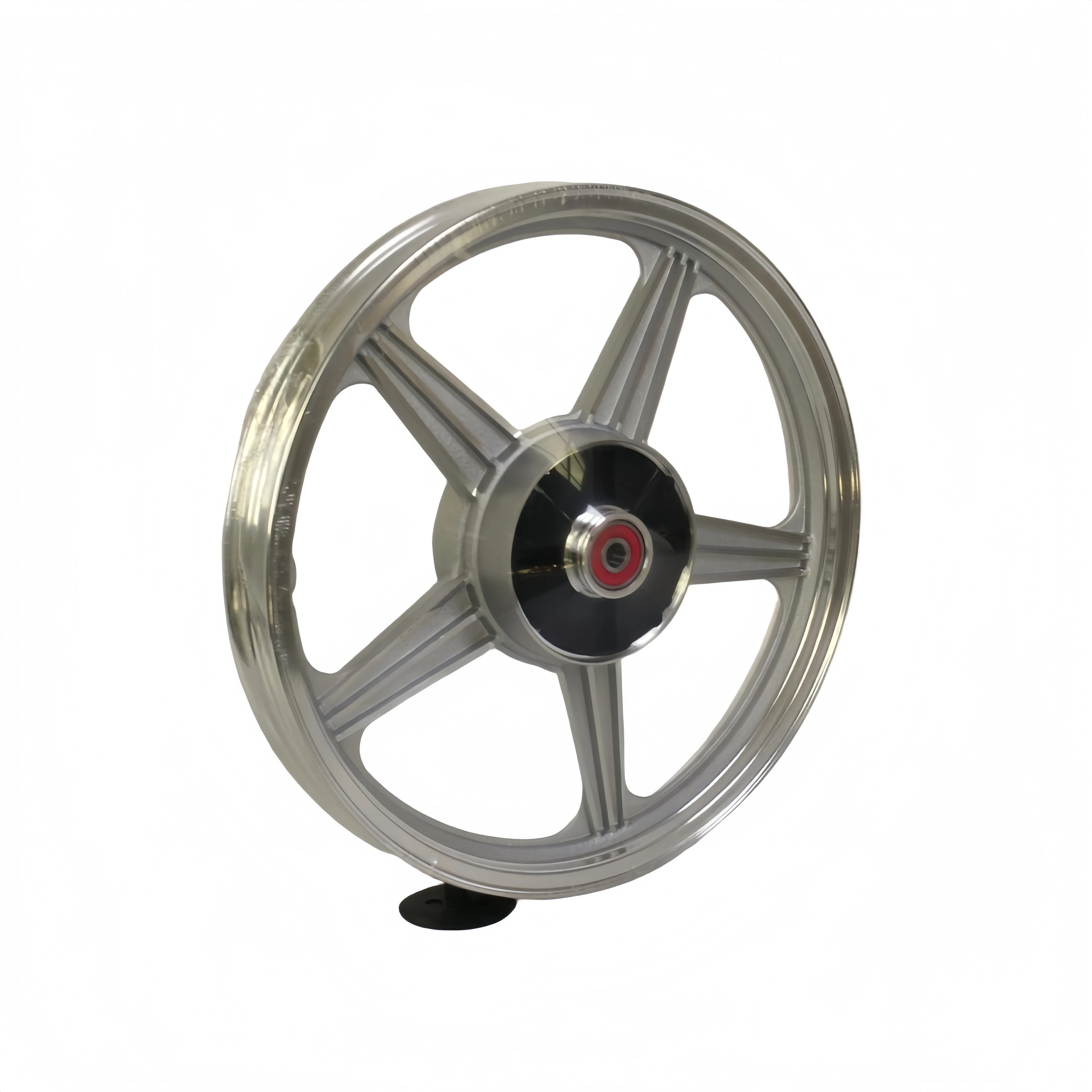 For DAYANG DY100 14Inch 5‑Spoke Drum‑Brake Alloy Wheel Rim Fine‑Craftsmanship Impact‑Proof Motorbike Spare Accessories