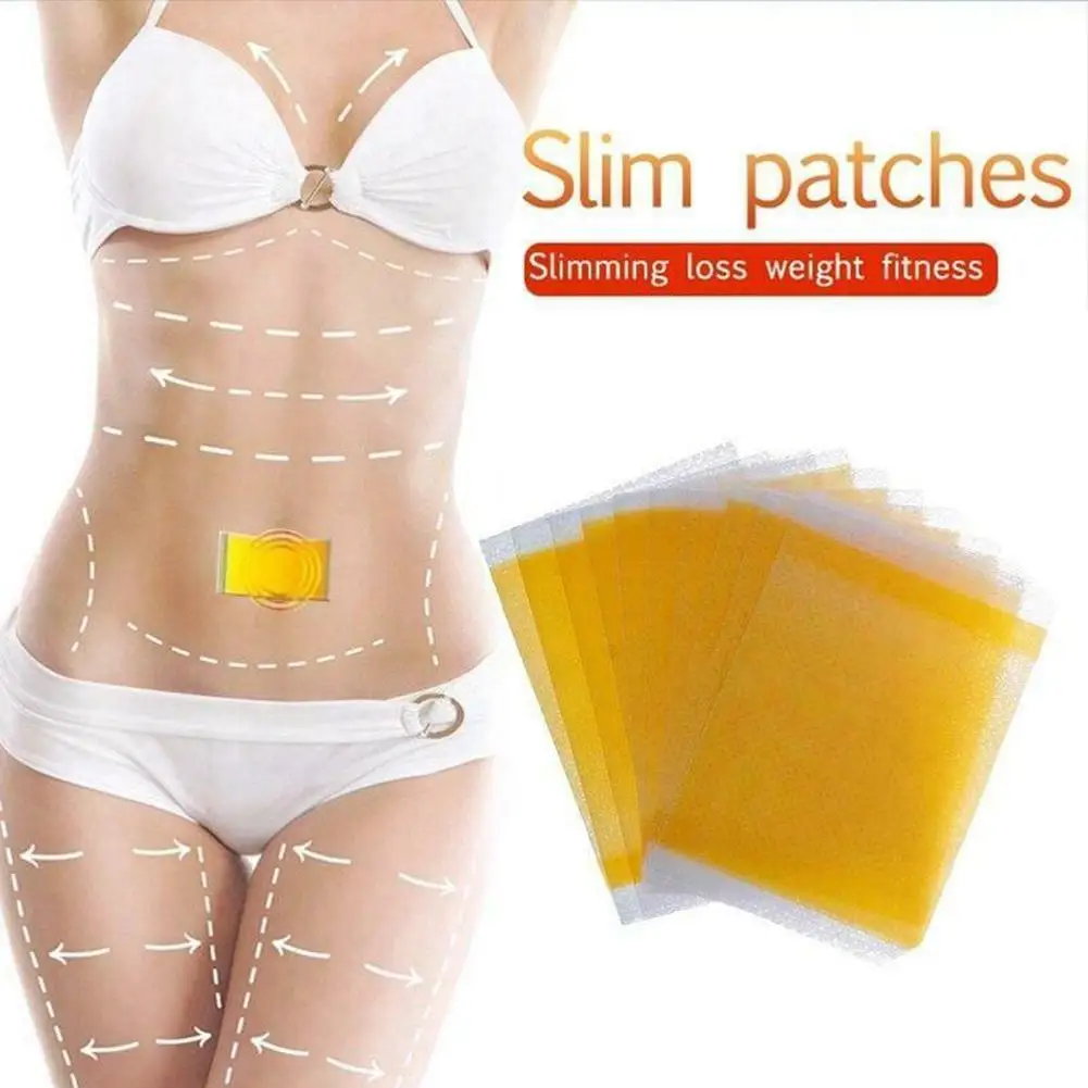 10 Stuks Gewichtsverlies Slanke Patch Vetverbrandende Navel Sticker Lichaam Buik Taille Verliezen Gewicht Afslankende Cellulitis Vet Lichaamsvormende Patch