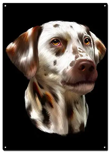 

Dalmatian Dog Metal Tin Signs, Dog Poster, Decorative Signs Wall Art Home Decor