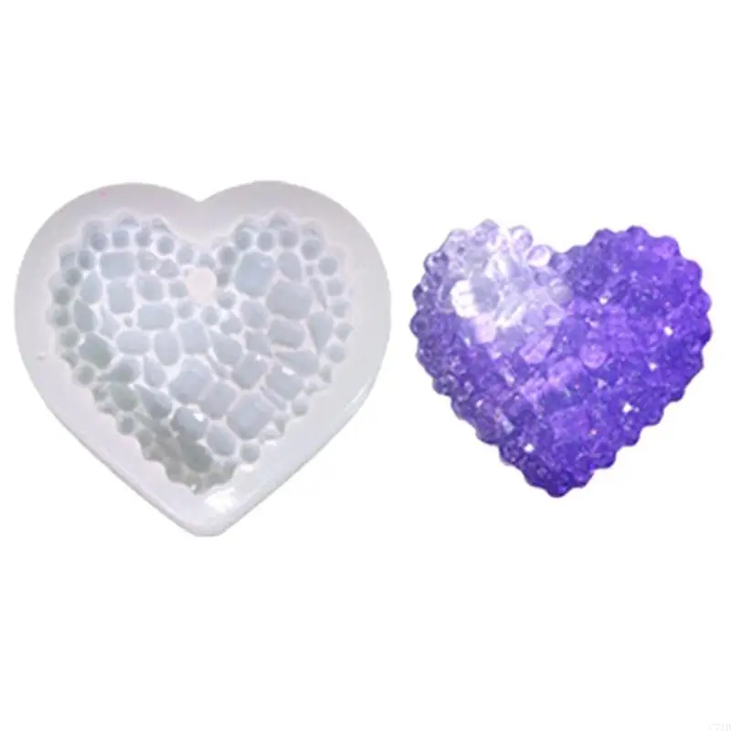  Diamonds Listing Silicone Mold Epoxy Resin Jewelry Mold Resin Casting Pendant Mold Suitable for Diy Crafts Home Decor