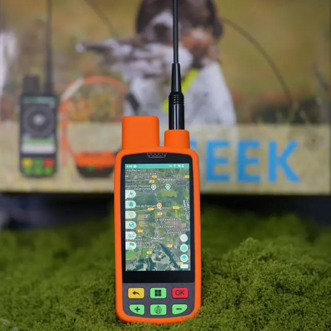 Eseek Eseek الثورية AI الذكية طوق بكلاب GPS المقتفي متعدد كوكبة غاليليو/BDS مقاوم للماء gud