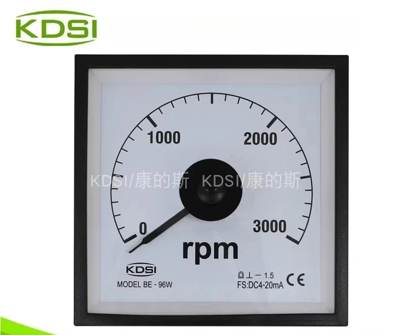 BE-96W DC10V, DC4-20mA input pressure gauge, tachometer, insulation gauge, percentage gauge