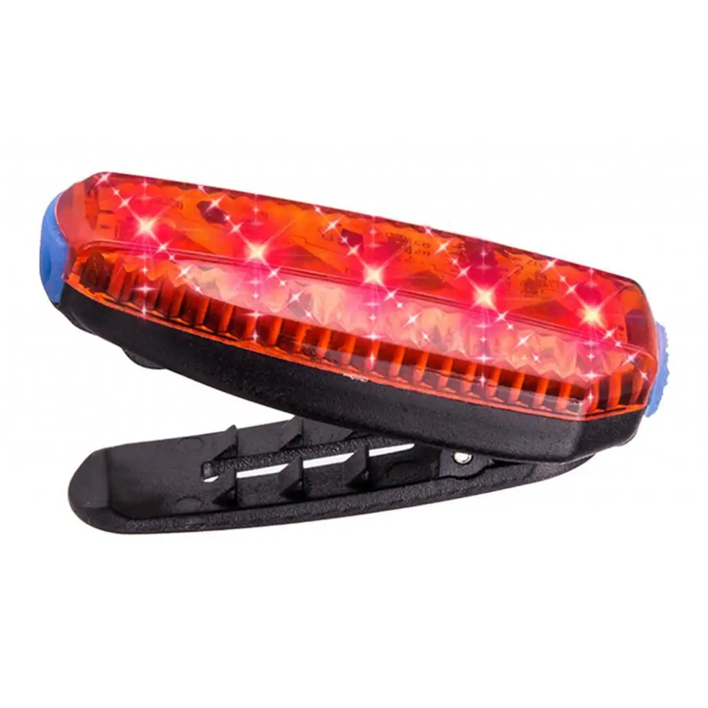 30 Lumen Bicycle Rear LED Light Multi-mode USB Rechargeable Safety Tail Lamp for Night Road Cycling and Commuting