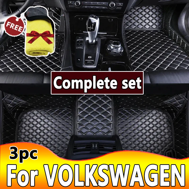 

Car Floor Mats For VOLKSWAGEN UP Santana Caravelle ID3 passat Taos Car Accessories