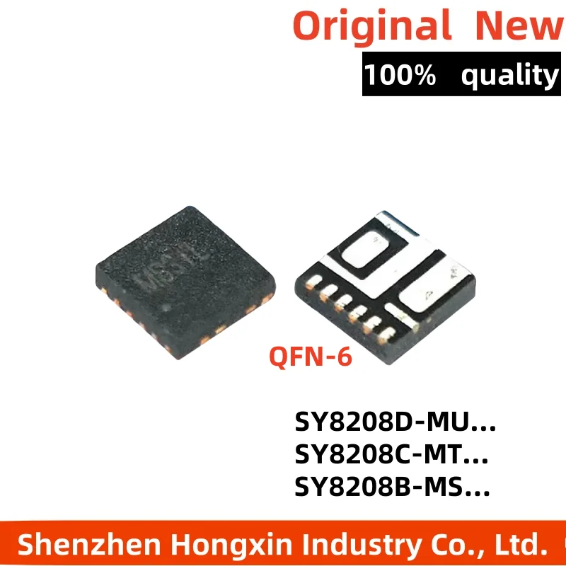 

(5piece) New SY8208BQNC SY8208B MS4GE MS... SY8208CQNC SY8208C MT3UC MT... SY8208DQNC SY8208D MU3AA MU... QFN-6 Chipset