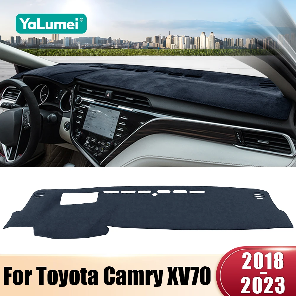 Für Toyota Camry 70 XV70 2018 2019 2020 2021 2022 2023 Hybrid Auto Dashboard Abdeckung Vermeiden Licht Pad Anti-Uv Teppich Nicht-Slip Matten