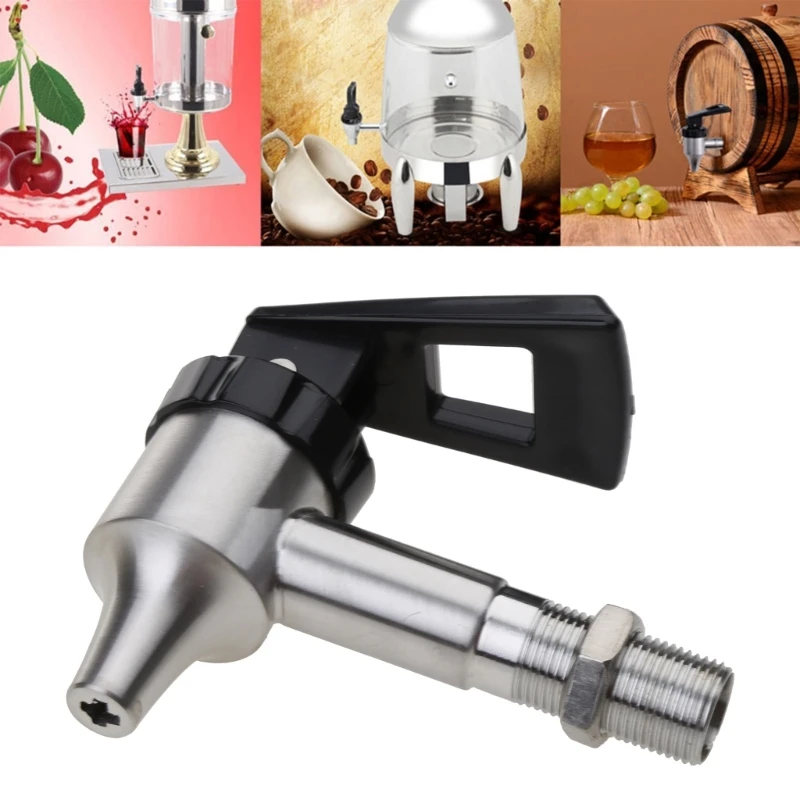 Distributeur boissons en acier inoxydable, robinet café en plastique pour distributeurs à pour cuisine froides