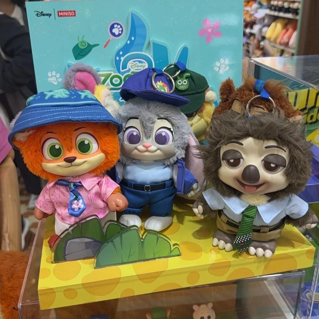 Zootopia 2 الحياة اليومية صندوق أعمى نيك جودي المنقولة عمل الشكل الفينيل أفخم المفاتيح قلادة دمية جمع صندوق مفاجأة الهدايا