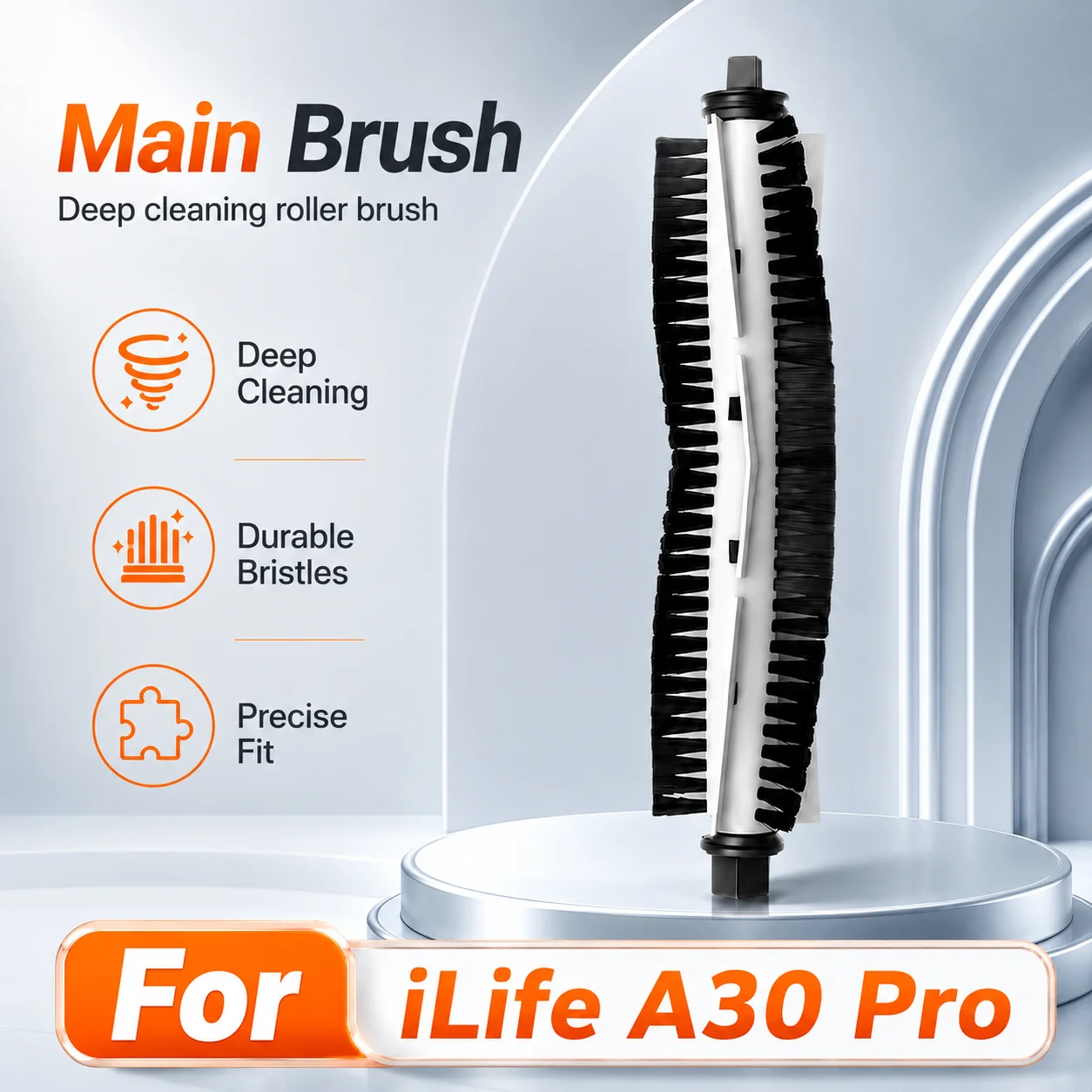 Compatible For ILife A30 Pro Replacement Parts Kit Main Brush Side Brush HEPA Filter Mop Dust Bag 5000pa Odkurzacz Akcesoria image 2