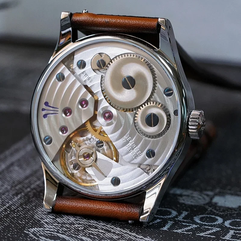 FARASUTE Watch For Men 40mm Manual ETA6497 Movement Mechanical Luxury Business 3ATM Waterproof Sapphire Watch Mirror Watch