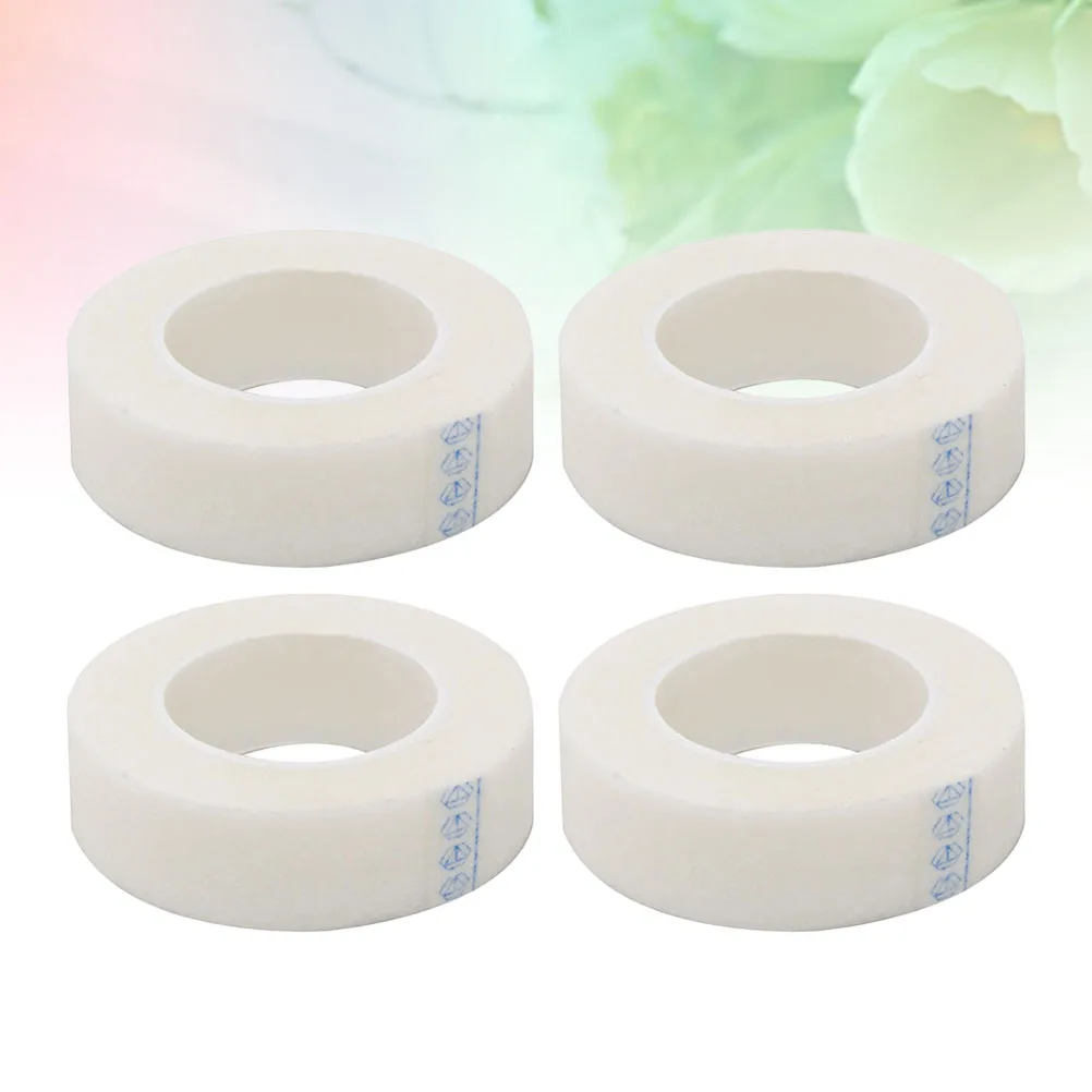 

Eyelash Lash Extension 4 Rolls 125cmx9m Non-Woven Medical Tape Gentle Skin Safe Superior Adhesion Replacement