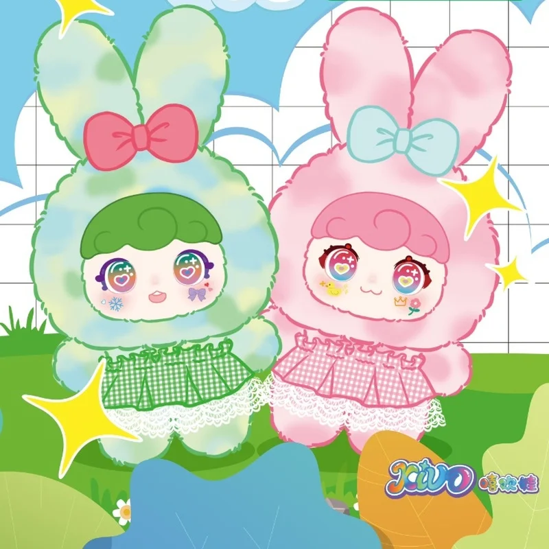 

Xivo Dream Sweetheart Bunny Series Vinyl Plush Blind Box Cute Big Eared Rabbit Doll Desktop Ornament Mystery Box Surprise Gifts