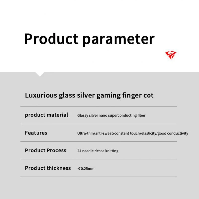 Cunas antisudor para dedo del pulgar, funda para dedo con pantalla táctil, transpirable para