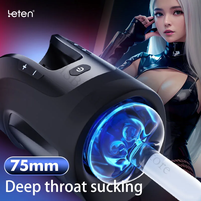 

Male Masturbator Leten THRUSTING-PRO Automatic Sucking High Speed Thrusting Heating Vagina Masturbation Cup Sex Toys For Men