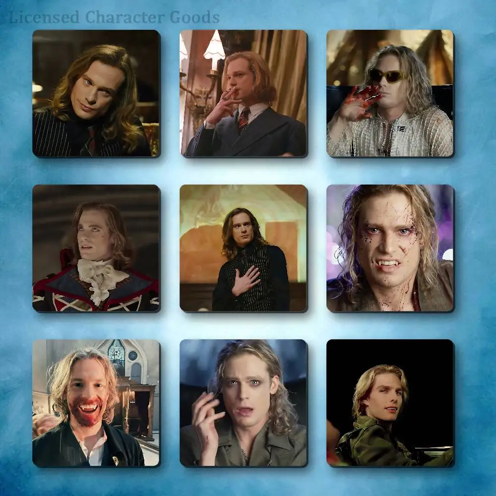 L-Lestat de L-Lioncourt 55x55mm Print Fridge Magnet Office Cabinet Decor Print Magnetic Square Pieces Lightweight
