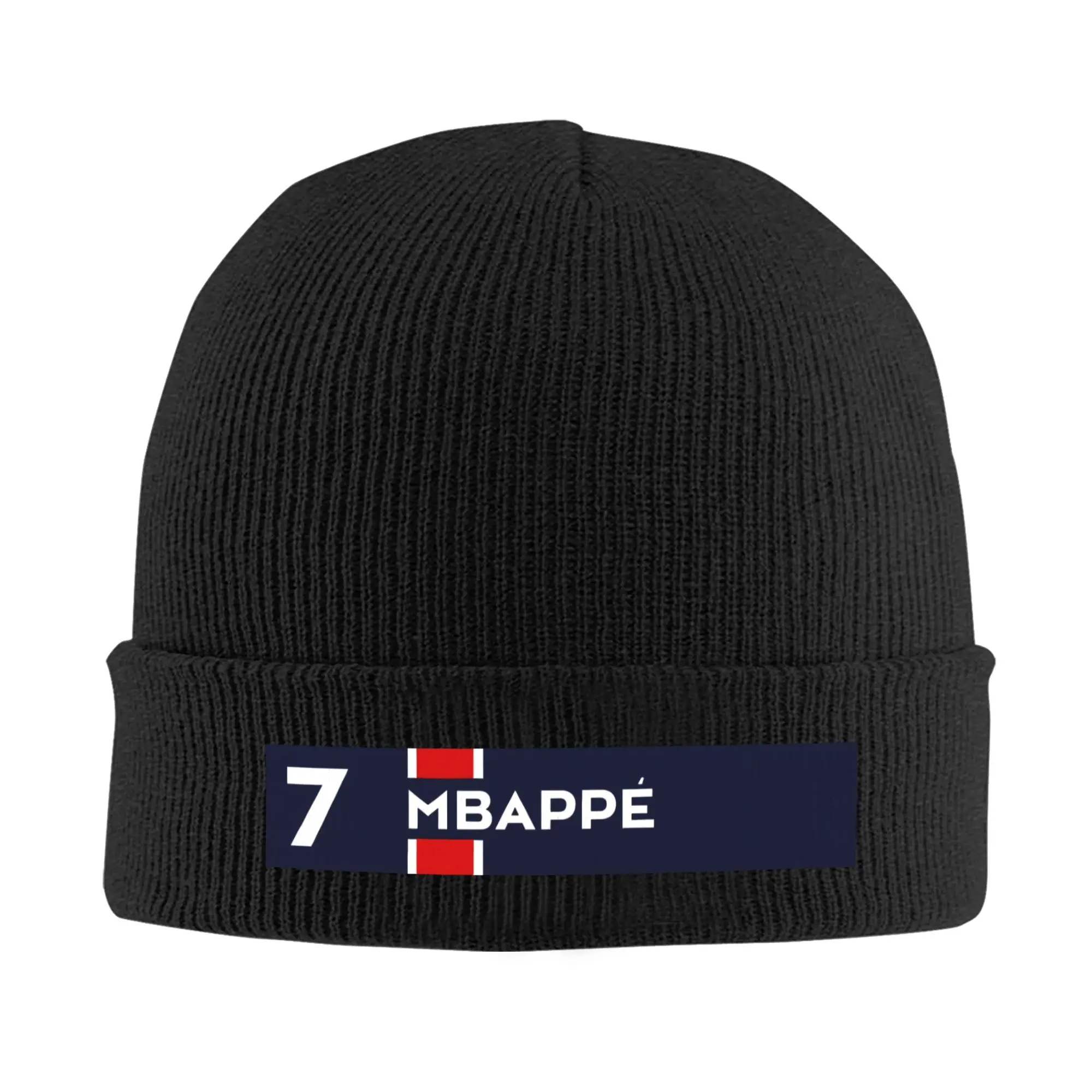 Custom Mbappes 7 Soccer Beanie Cap Unisex Winter Warm Bonnet Femme Knitted Hat Hip Hop Outdoor Ski  Skullies Beanies Hats