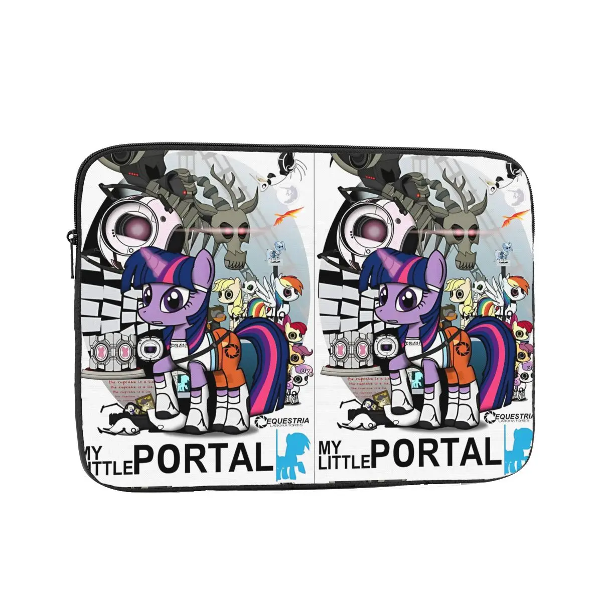 My Little Portal Friendship Is Magic Laptop Bag Sleeve 10 12 13 15 17 Inch Notebook Bag Case Shockproof Case Bag for Men Women