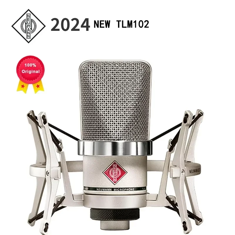 Original Brand TLM102 Professional Condenser Microphone Recording Live Singing Microphone Equipment Karaoke TLM 102 Mic