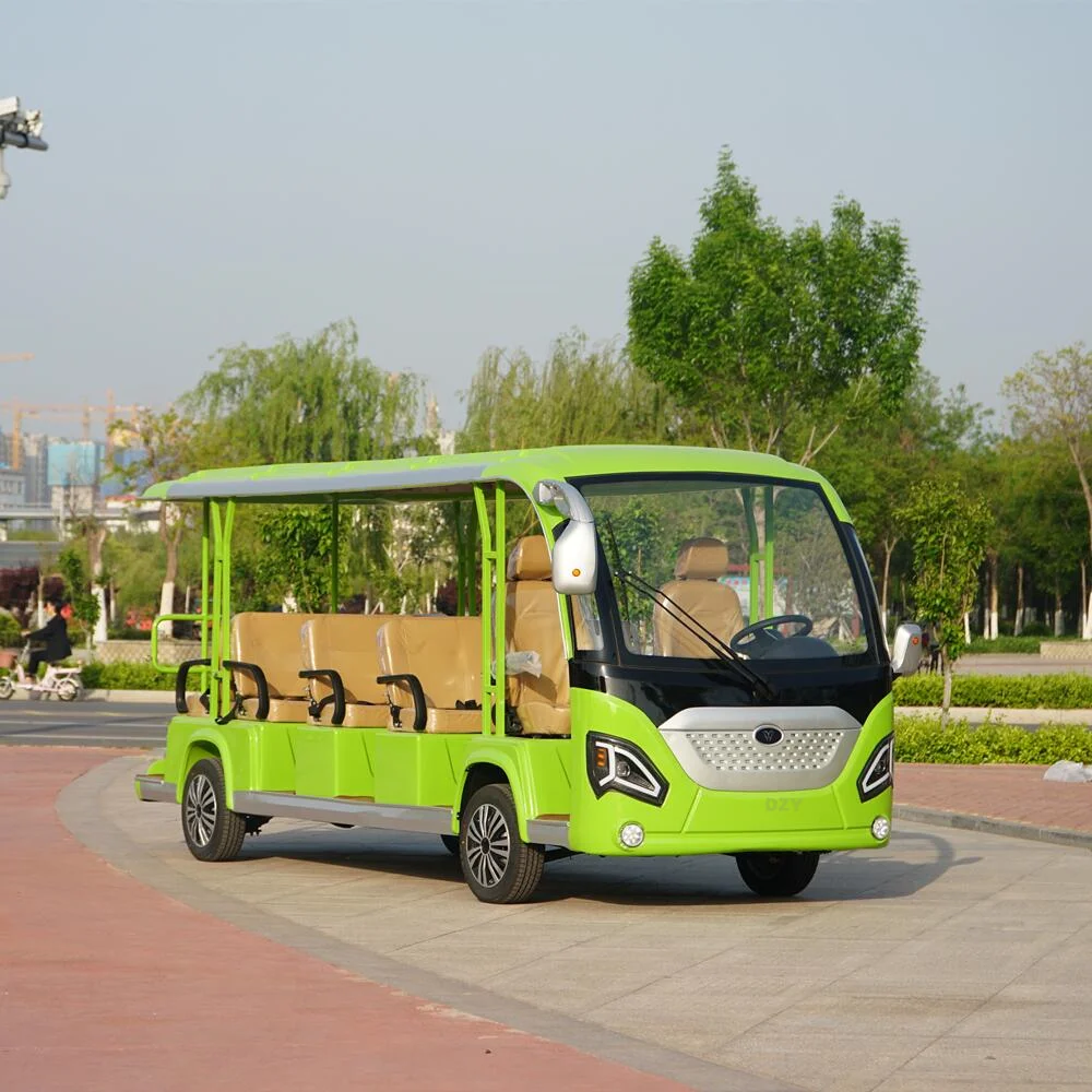 Electric vacation vehicles/electric buses/tourist sightseeing vehicles with doors for scenic spots