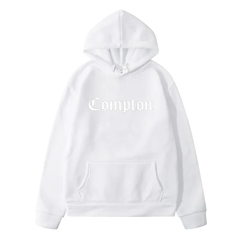 Compton Goth Design Letter Y2k Hoodie Hoodies Men's Sweat-shirt Sweatshirts for Men Streetwear Harajuku New in Sweatshirts