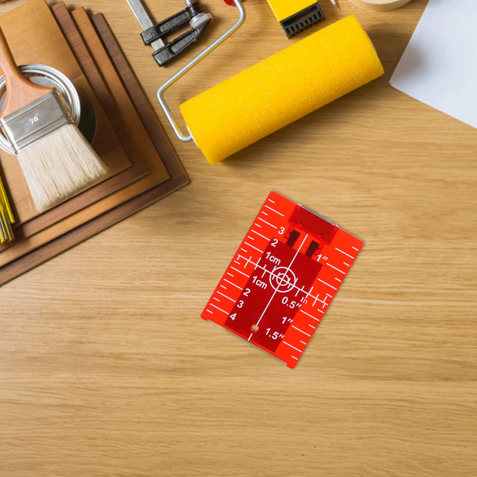 

Magnetic Measuring Plate For Laser Level High Precision Lightweight With Imperial Metric Units Stand