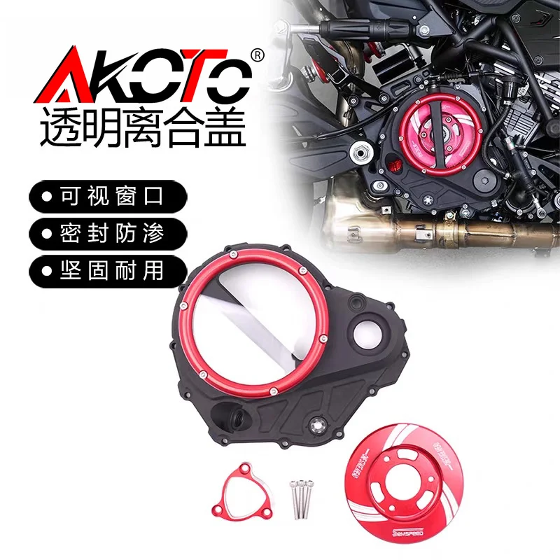 For Italjet Dragster700 Twin 2026 2027 Accessories Motorcycle CNC Aluminum Parts Racing Clear Engine Clutch Cover Protective