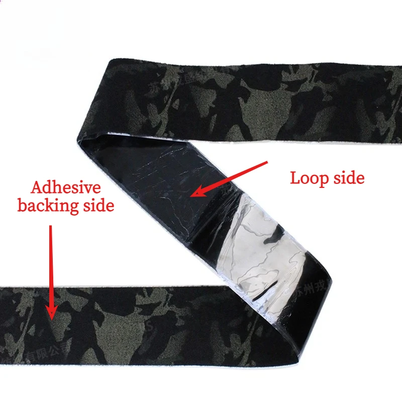 

Камуфляжная лента шириной 10 см с клейкой основой и петлевой стороной на липучке, инфракрасостойкая фиксирующая лента