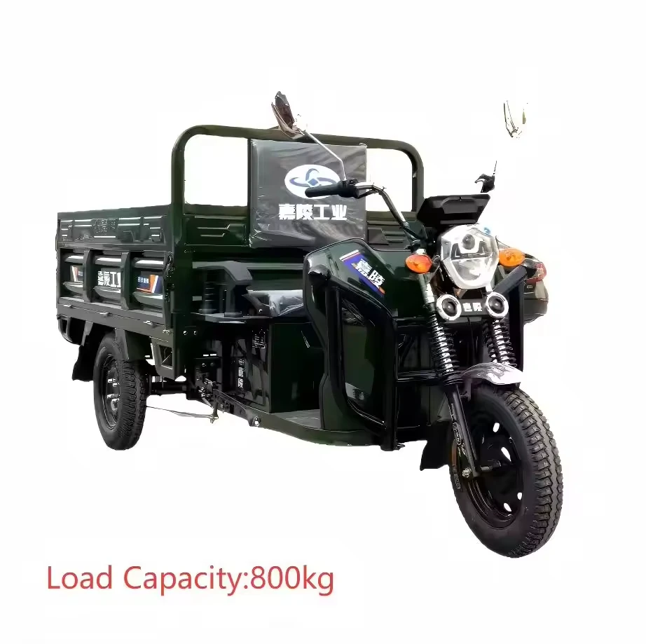 

SXLL заводской зеленый бренд JL 1,6 метра открытый 60 В 1000 Вт электрический грузовой трехколесный велосипед 800 кг грузоподъемность 90 километров круиз