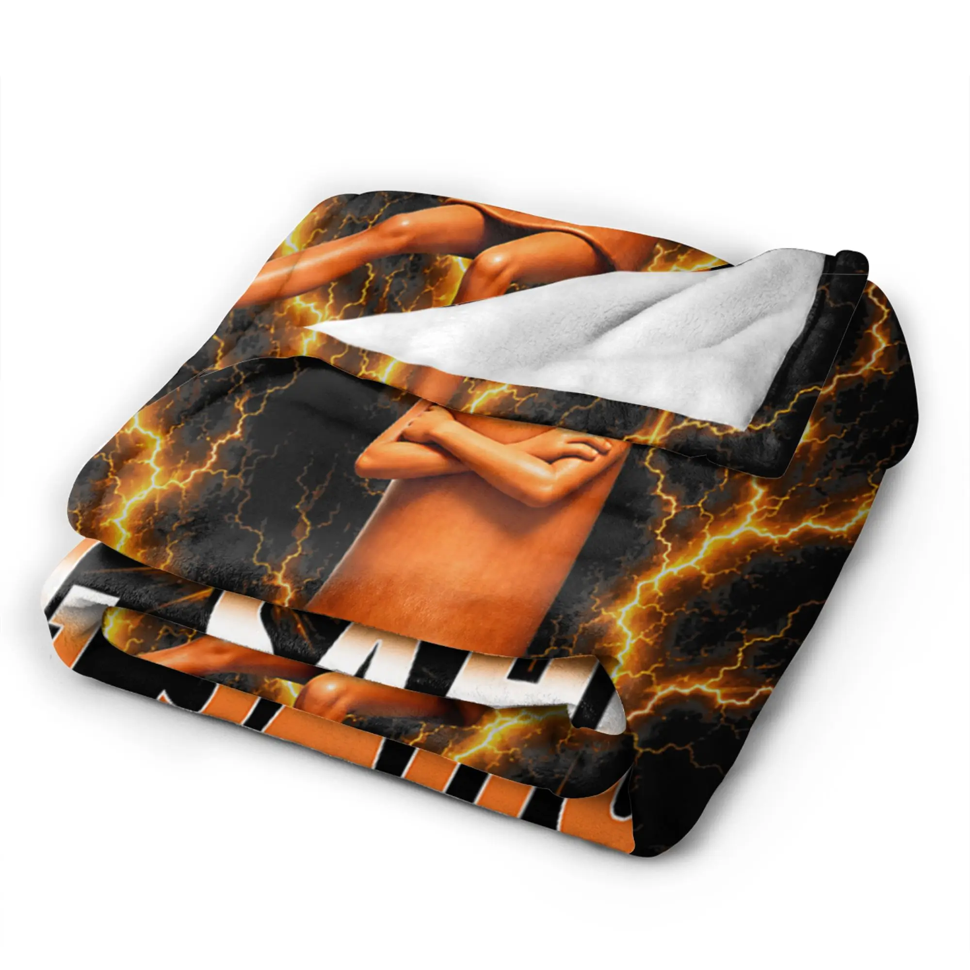Tung Tung Tung Sahur is Calling Funny Viral Dance Meme Soft Cozy Blankets Novelty Travel Throw Blanket Outdoor Flannel Bedspread