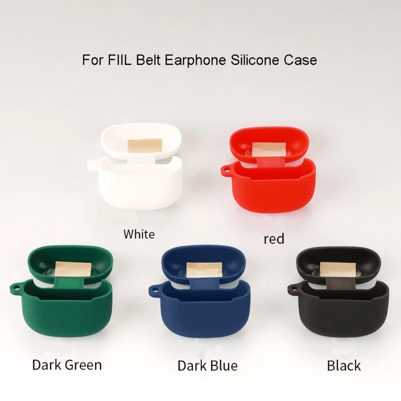 Compatível para fiil belt fone ouvido capa-shell à prova choque anti-risco manga protetora lavável habitação caso à prova