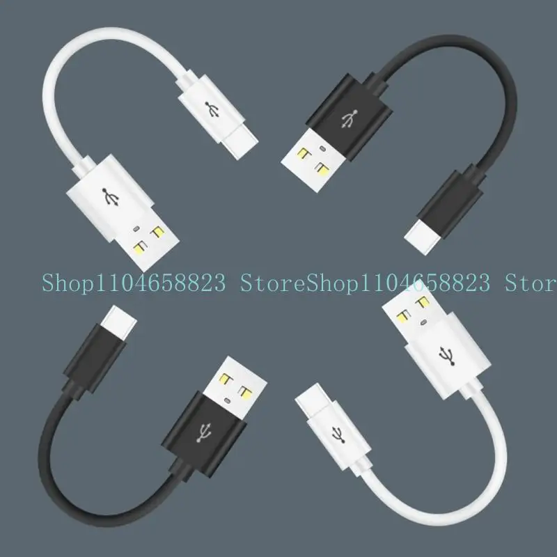 652f 20cm curto USB tipo C Tipo CABELA CABELO CABELO ALIMENTAÇÃO DADOS DA CARREGADOR DO FIE
