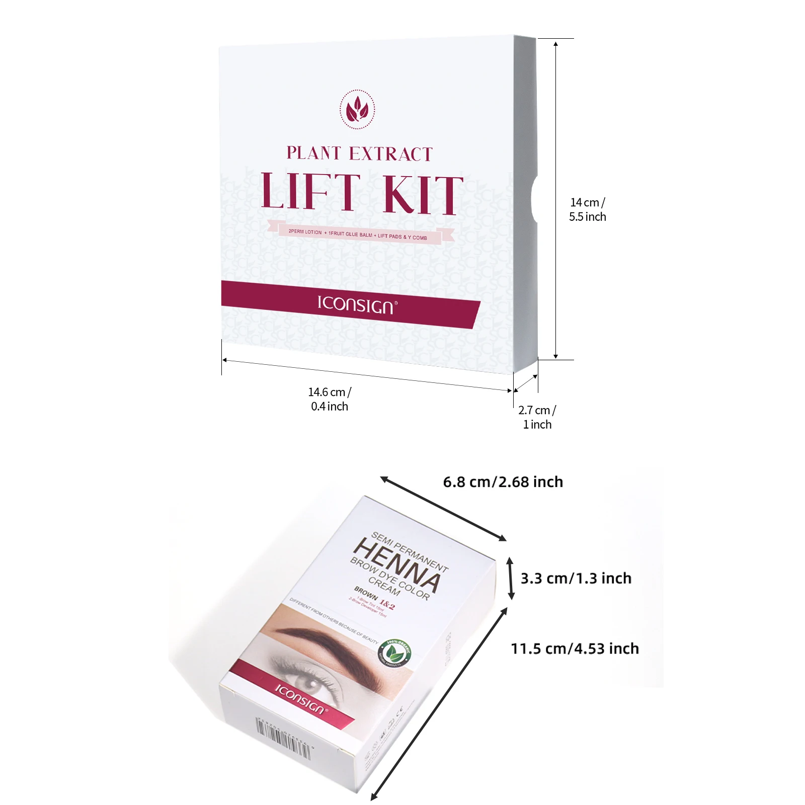 Lash Lift & Black Kit, Pro Eyelash Perm Kit และ Black Eyelash & Eyebrow Set 3 in 1, Quick Lifting Coloring Complete Tools ของขวัญ