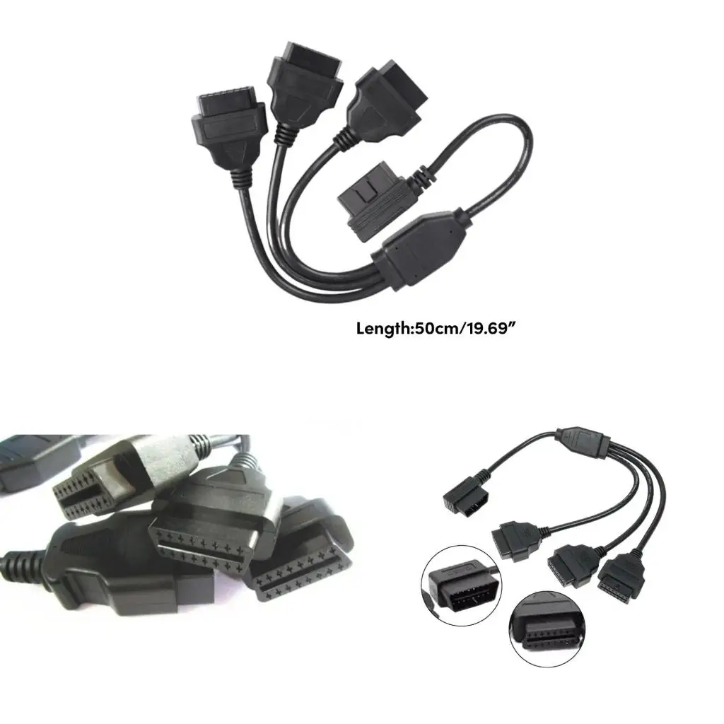 

OBD2 Splitter Cable Diagnostic Programming Tool Support Perfect for Car Repairs