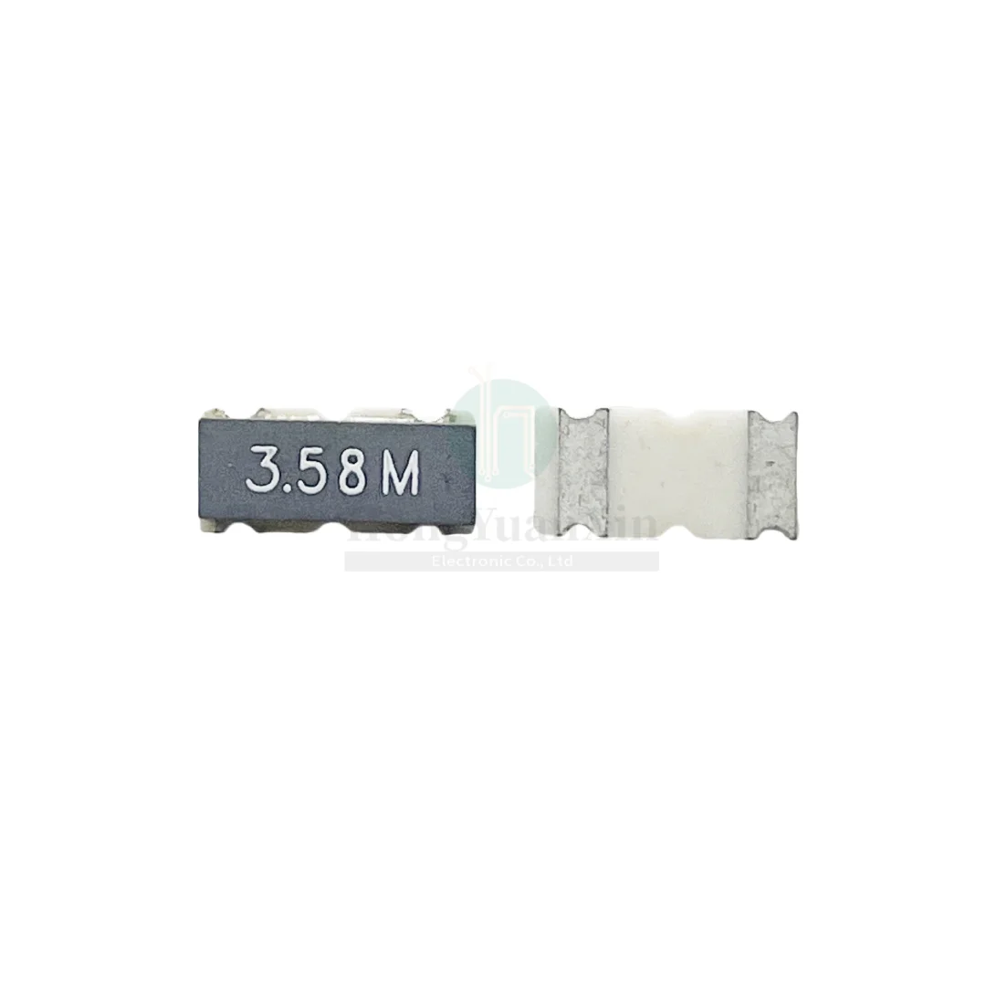 50pcs/new 3.58M patch passive ceramic crystal oscillator ZTACC3M58 ceramic oscillator 3*7 3.58MHZ  two legs