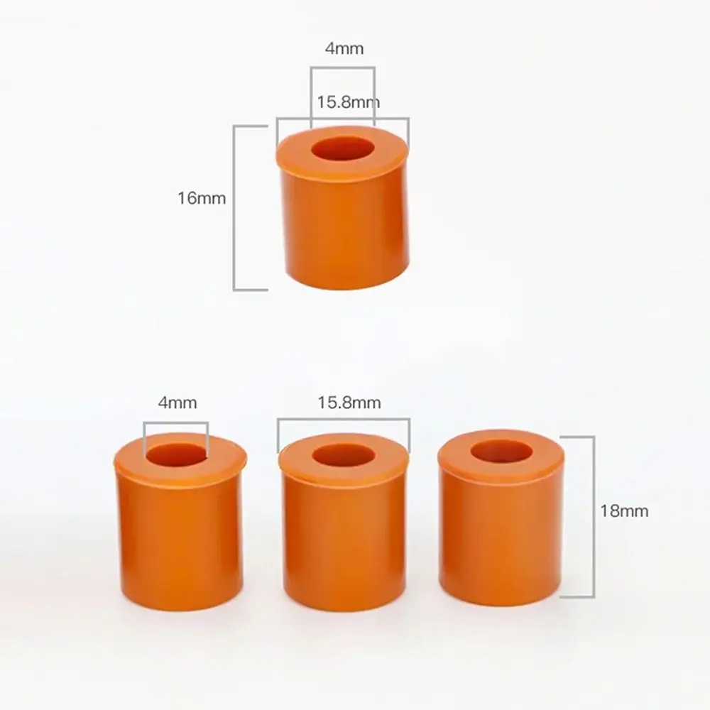 Accessorio per stampante 3D con livellatore per piattaforma resistente al calore, colonna di livellamento per letto caldo in silicone da 4 pezzi