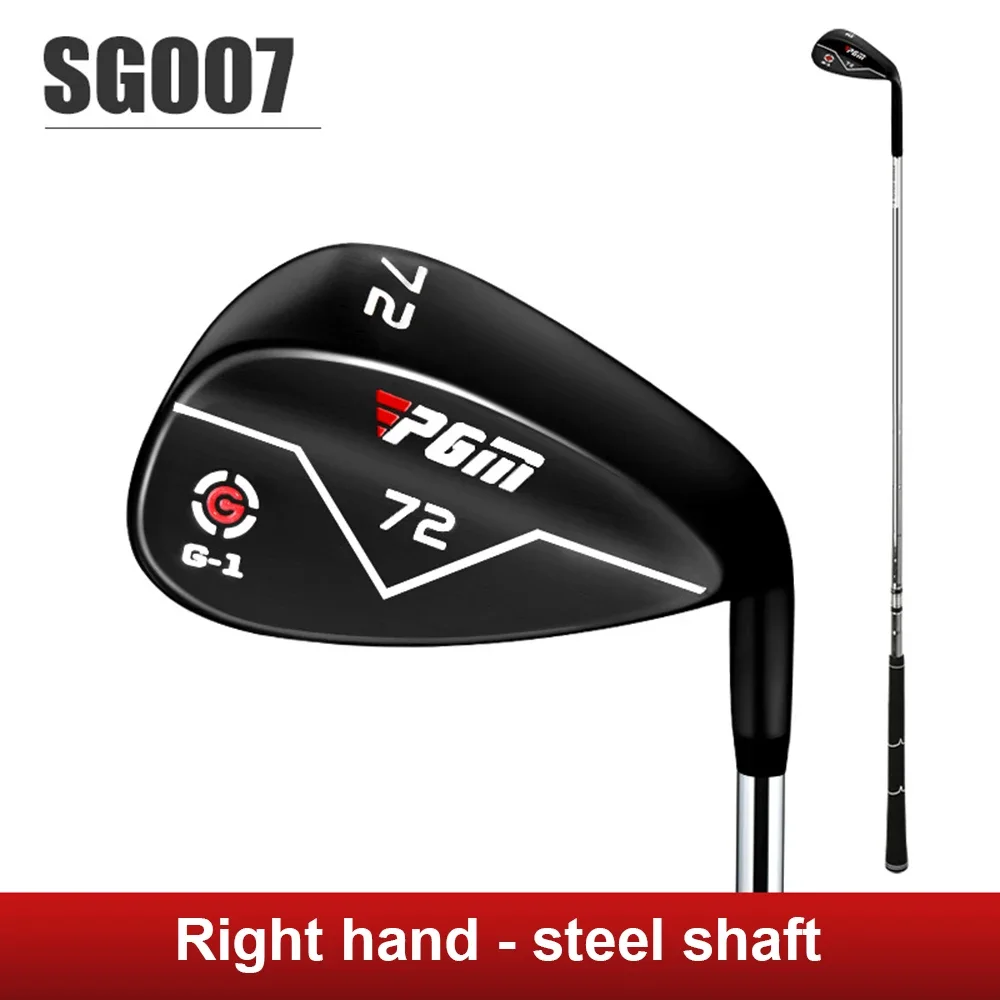 PGM 72 Degree Golf Clubs For Men,Right Handed Stainless Steel Irons Wedges,CNC Texture Golf Club Sand Pole Golf Supplies SG007