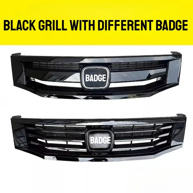 Fit For Honda Accord 8th 9th 2008-2010 2011-2012 2013-2015 Front Racing Grill Grills Replacement Factory Style Parts