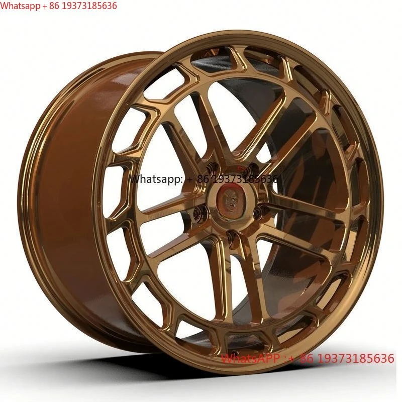For Passenger Car Wheel Rim Bronze Multi Spoke 18 19 20 21 Inch Alloy Wheel for BMW Car Audi R8 Cadillac CT5 4 3 M4